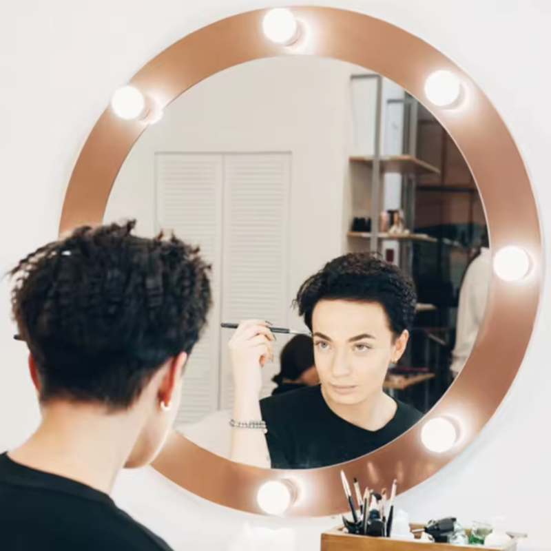 할리우드 메이크업 화장대 조명 탈부착 가능 LED 거울 - Dressing Table Vanity With Lighted Mirror 리뷰 및 가격