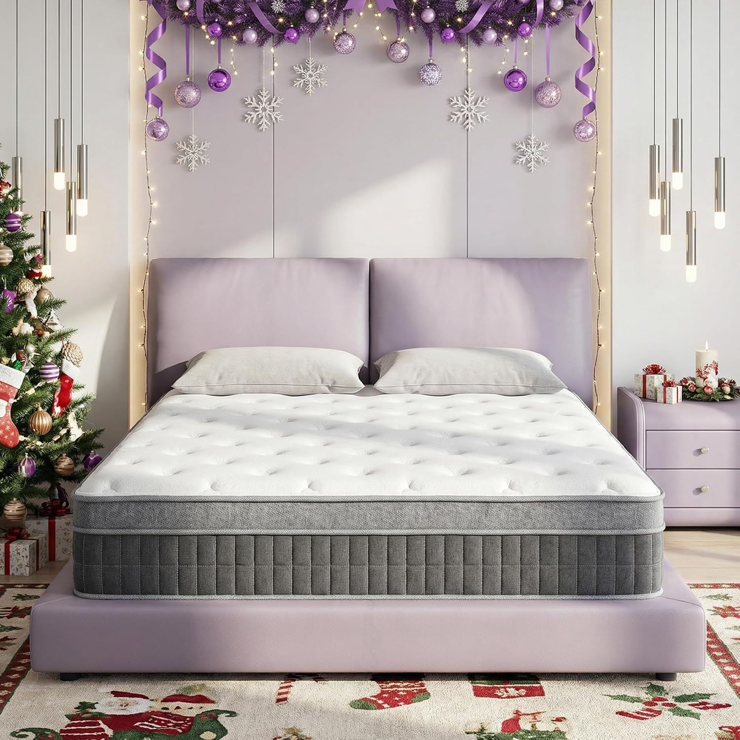 퀸 사이즈 박스형 매트리스 12인치 메모리폼 하이브리드 - Memory Foam Mattress In A Box Queen 리뷰 및 가격