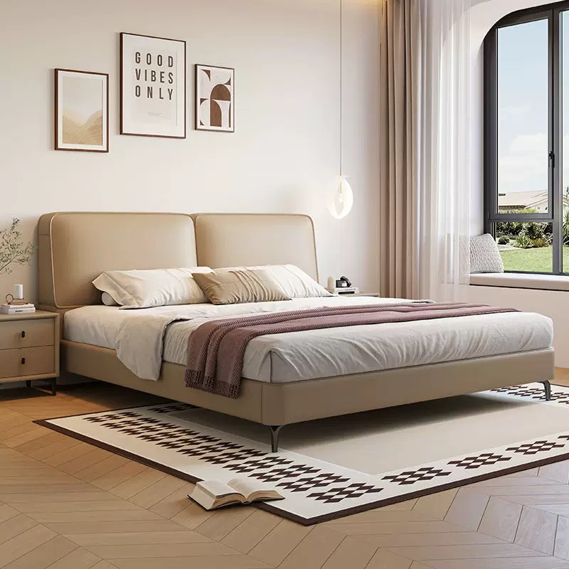 현대적인 고급스러운 나무 소재 침실 가구, 부드러운 패 - King Size Bed Frame With Storage Drawers 리뷰 및 가격