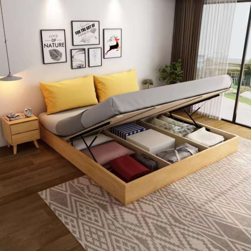 견고한 모던 스타일의 다다미형 가스 리프트 수납 침대  - Gas Lift Storage Bed Hydraulic 리뷰 및 가격