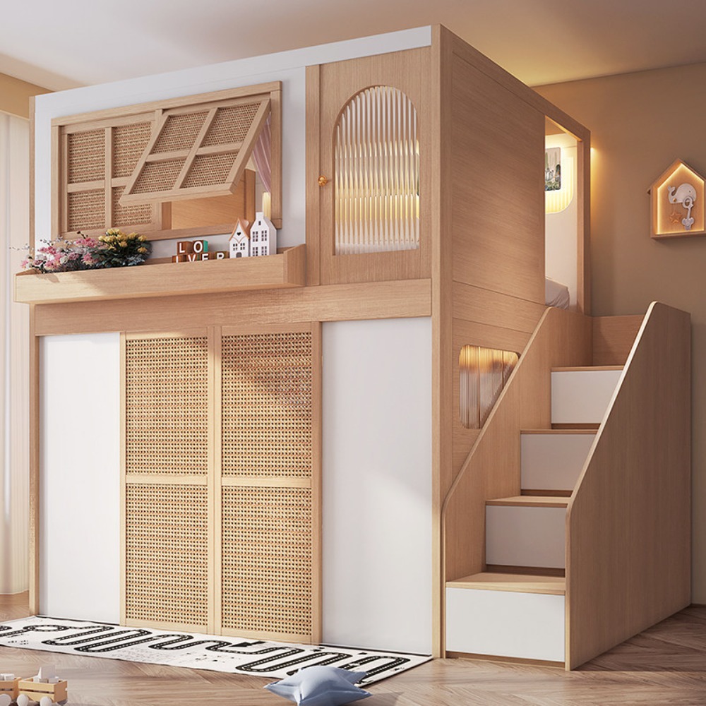 형제 자매를 위한 개별 프라이버시 공간이 있는 이층 침 - Bunk Bed With Stairs And Slide 리뷰 및 가격