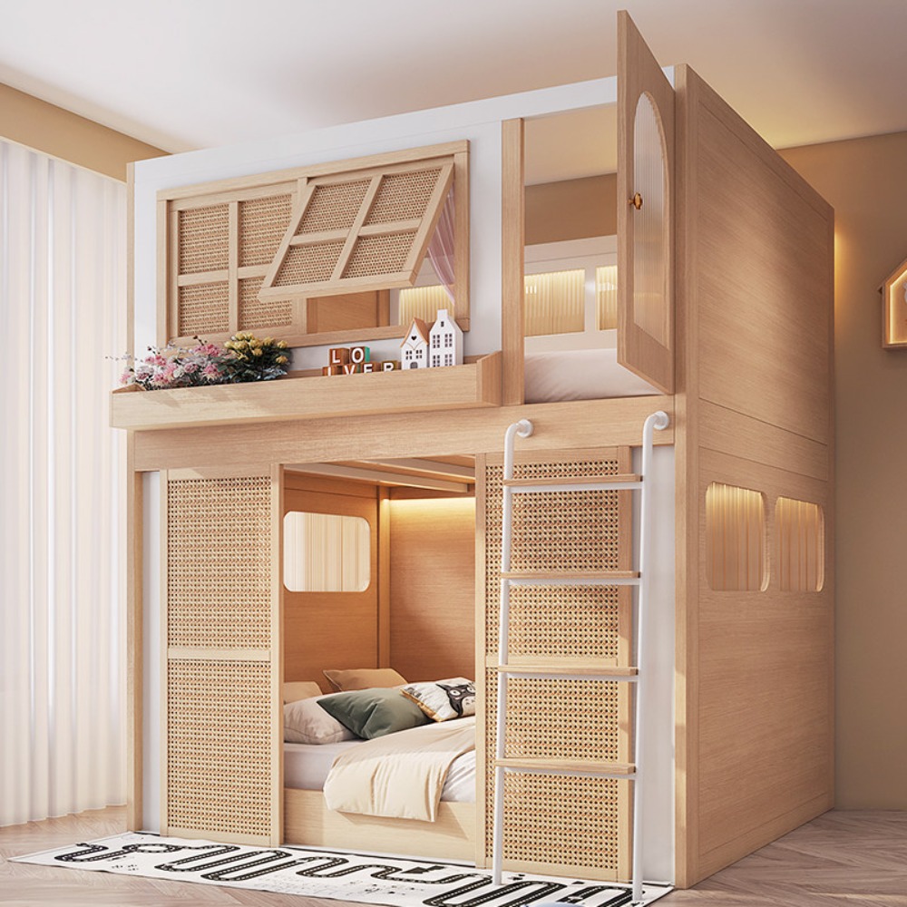 형제 자매를 위한 개별 프라이버시 공간이 있는 이층 침 - Bunk Bed With Stairs And Slide 리뷰 및 가격