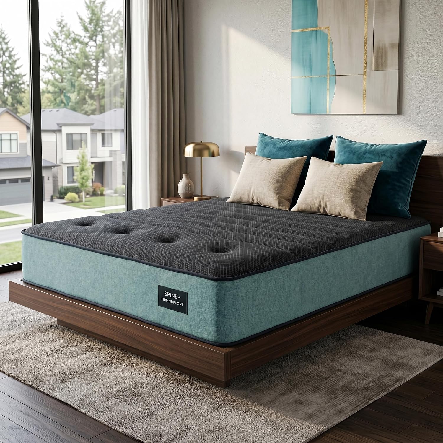 12인치 초강력 퀸 매트리스, 박스형 쿨링 젤 통기성  - Memory Foam Mattress In A Box Queen 리뷰 및 가격
