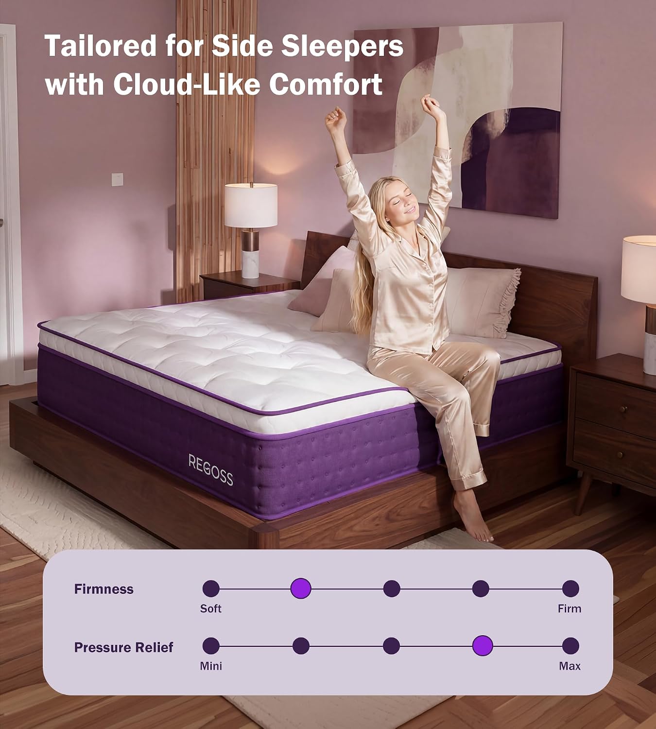 소프트 플러시 퀸 매트리스 12인치 하이브리드 매트리스 - Memory Foam Mattress In A Box Queen 리뷰 및 가격